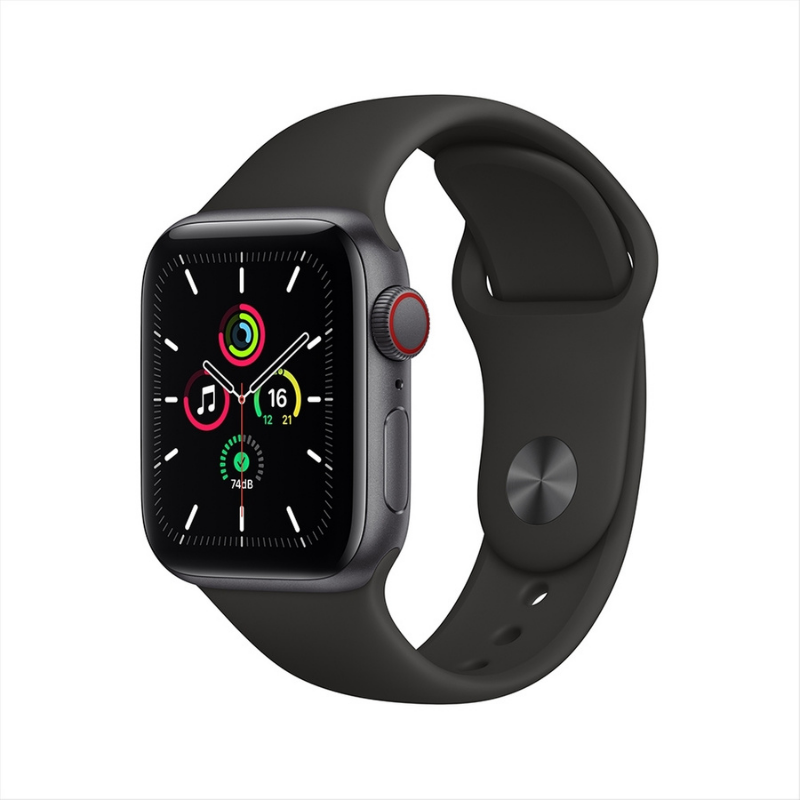 Apple Watch SE 44mm 鋁金屬錶殼配運動錶帶